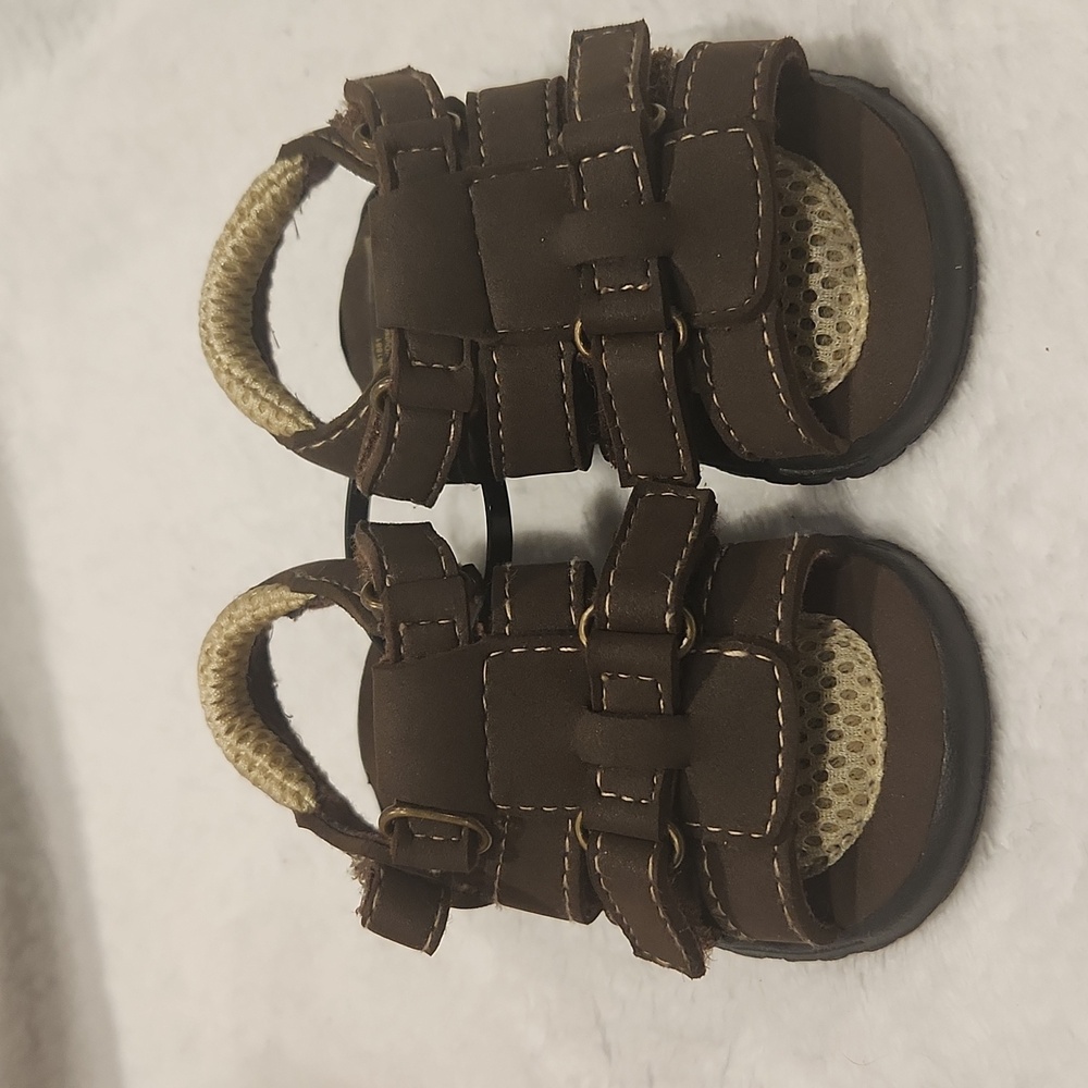 Size 2 infant brown sandals